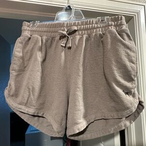 The Black Dog Women's Athletic Tan Shorts